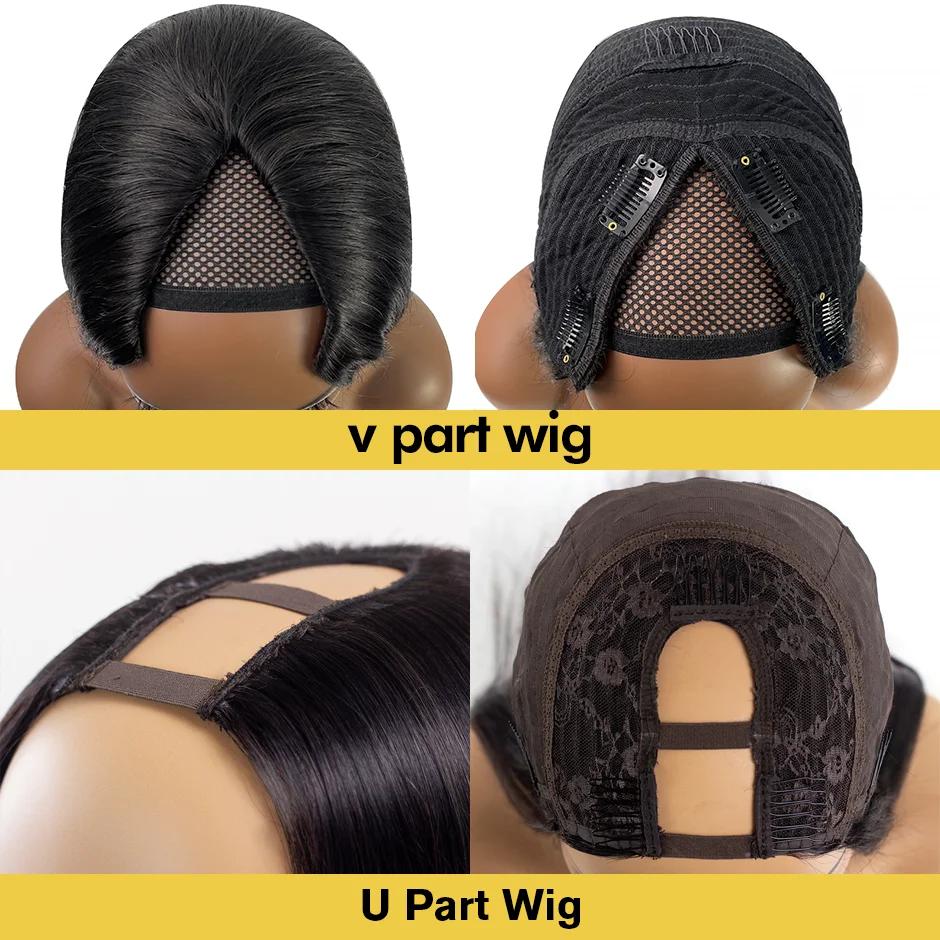 Perruque Brésilienne Afro Crépue et Bouclée, Cheveux Naturels, 30 Pouces, Densité 250, Vague Profond