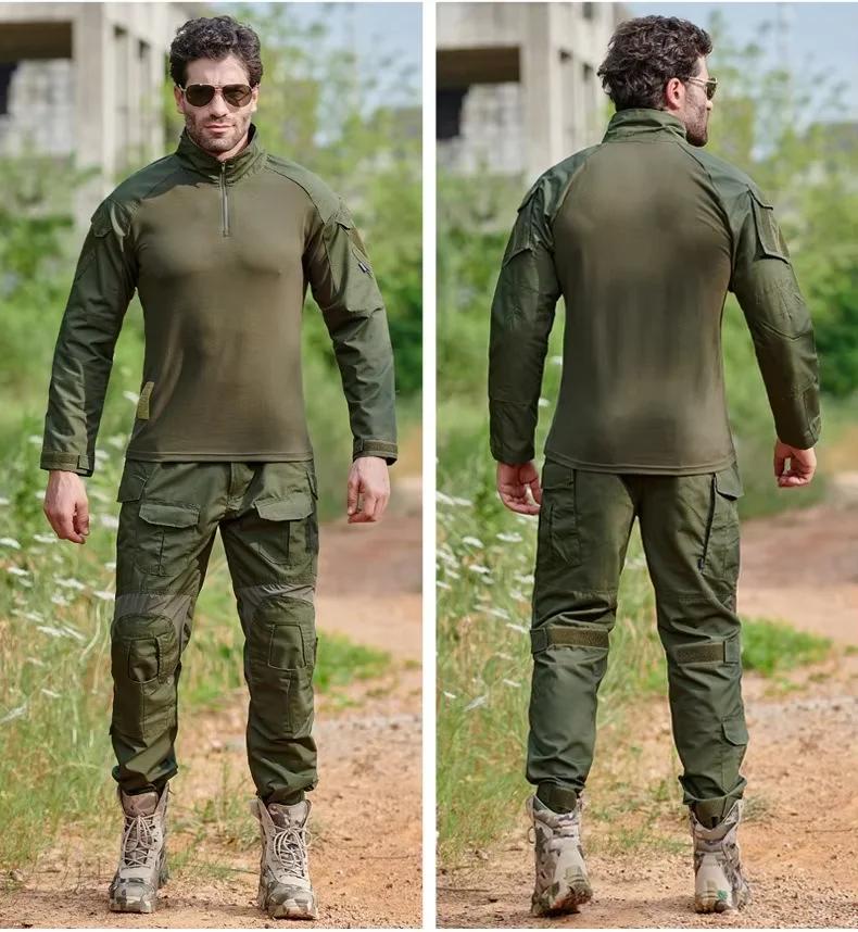 Combinaison militaire COOLSBER G3 camouflage pour homme, uniforme tactique d'extérieur Y2K, séchage