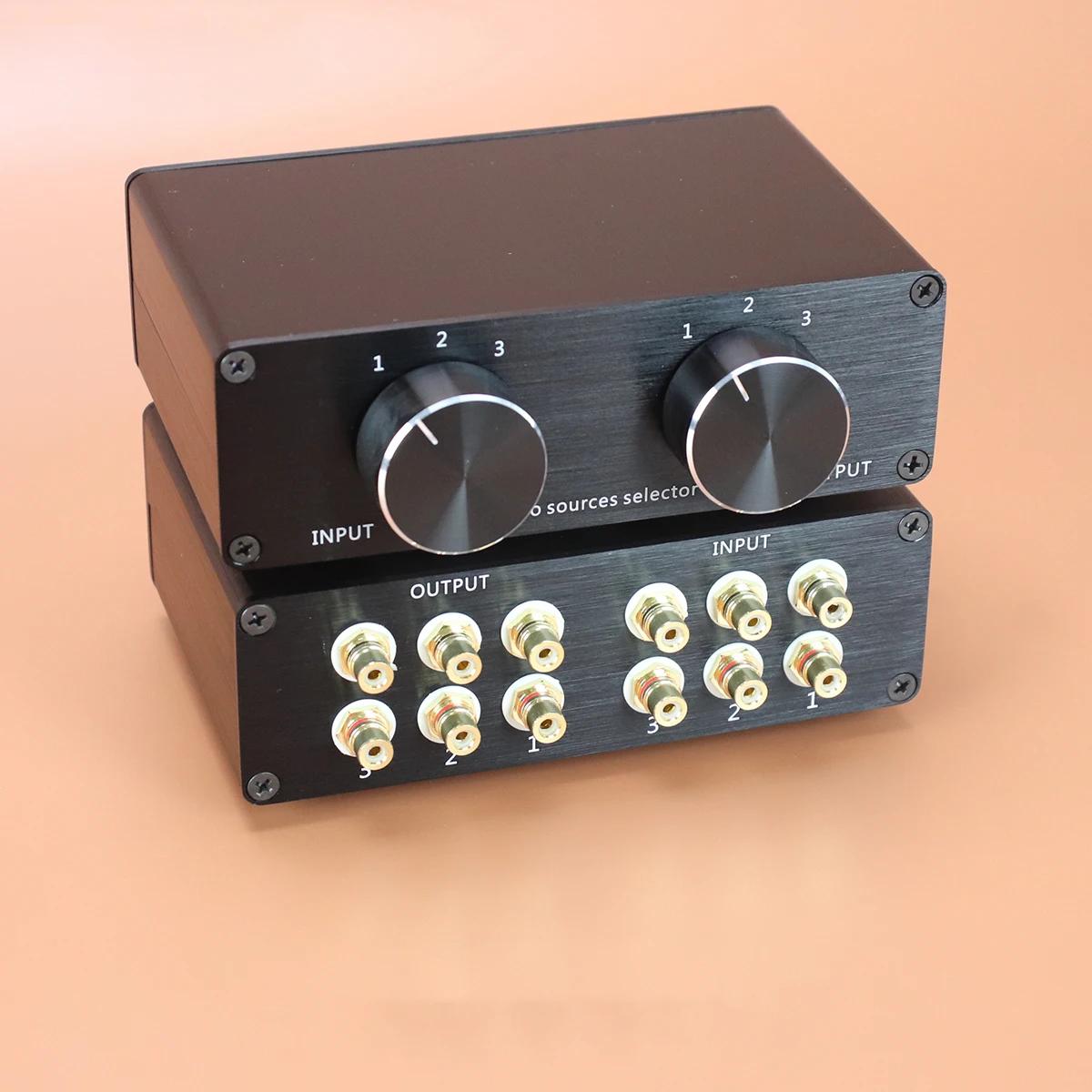 Sélecteur de Signal Audio stéréo double canal, commutateur RCA, amplificateur de Source, changeur de