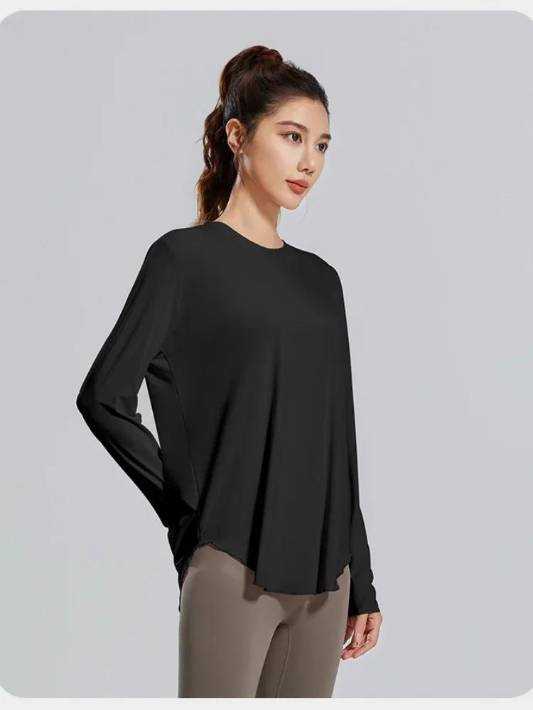 STOUREG – couverture de Yoga, vêtements de sport respirants, chemise de Fitness ample, hauts d'entra