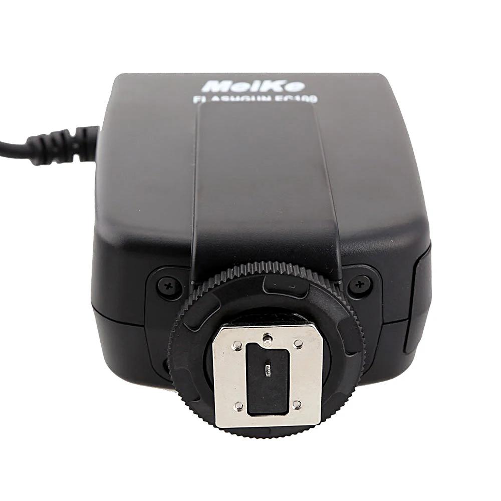 Meike – bague Flash Macro LED FC-100 avec 8 adaptateurs, pour Canon, Nikon, Pentax, Olympus, Panason