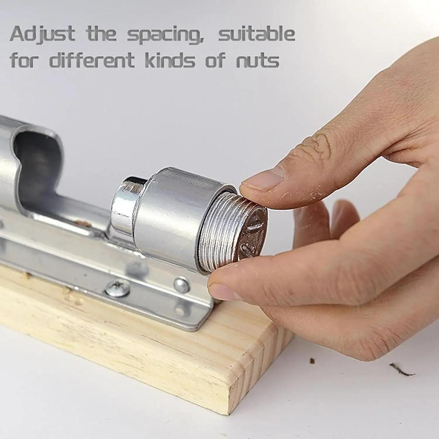 Casse-noisette multifonctionnelle en acier inoxydable, décortiqueur mécanique manuel Portable, ouvre