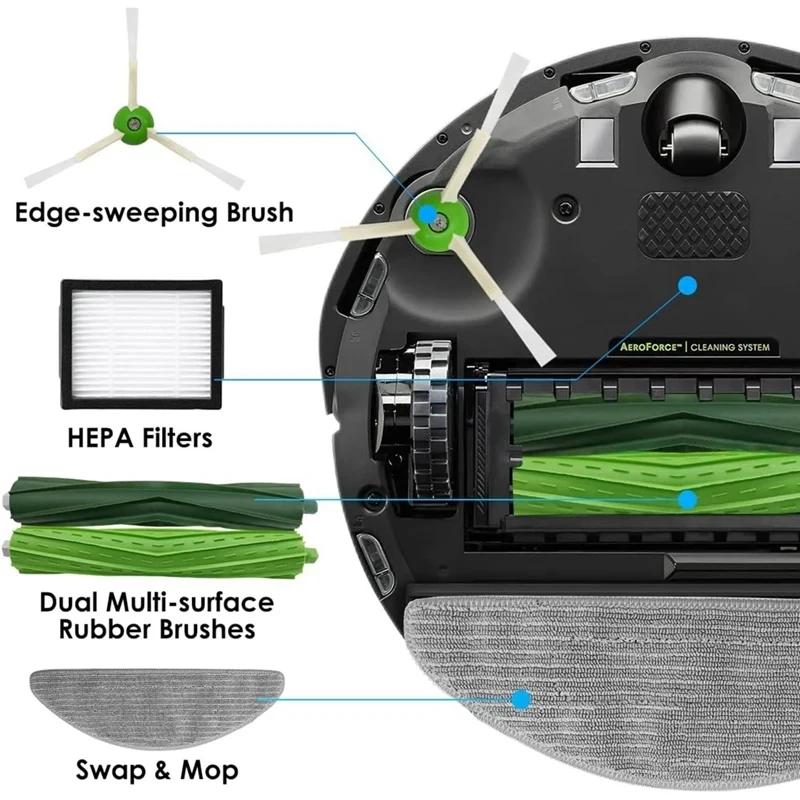 Accessoires pour aspirateur Irobot Roomba J5 / J5 + / I5 / I5 +, brosse latérale principale, roue de