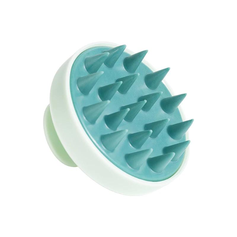 Brosse de Énergie du Cuir oral elu en Silicone, Peigne à Poignée Magique, Spa