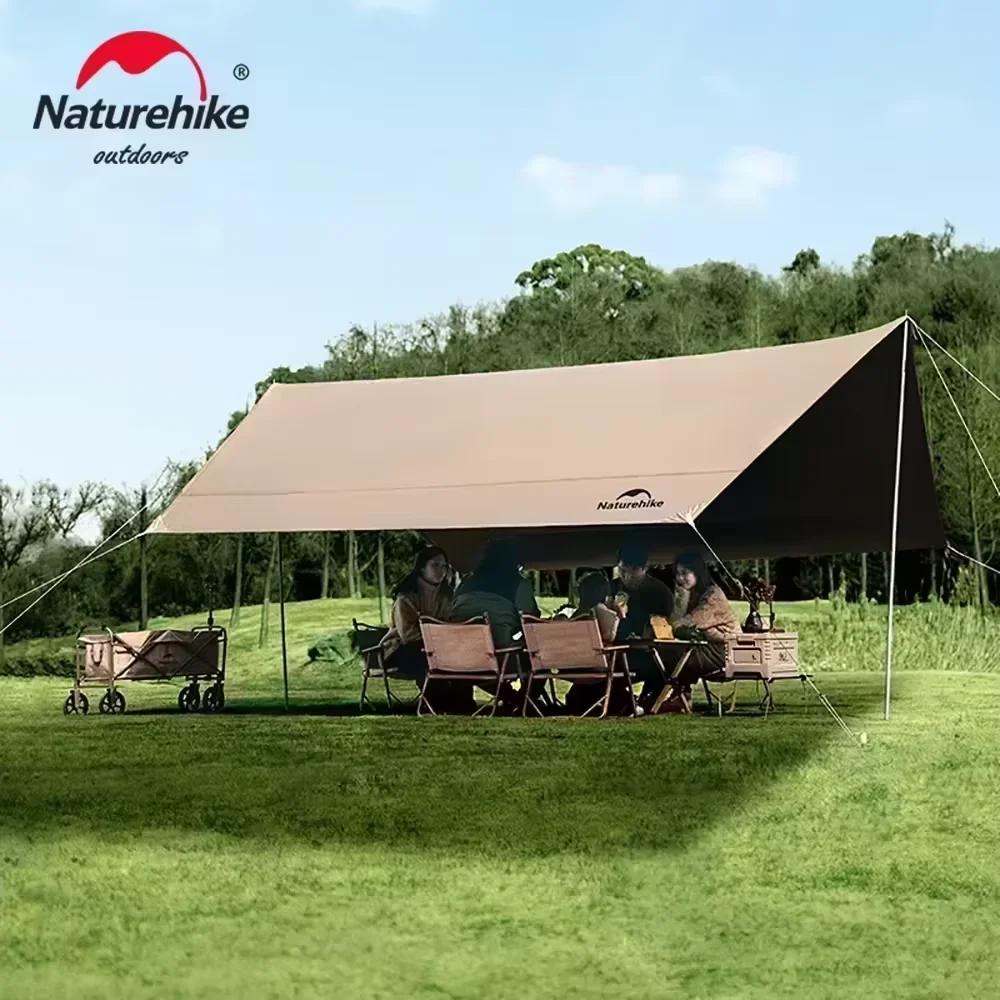 Naturehike Camping abri solaire été 10-12 personnes auvent 17 ㎡ Pare-soleil, parc extérieur, tente