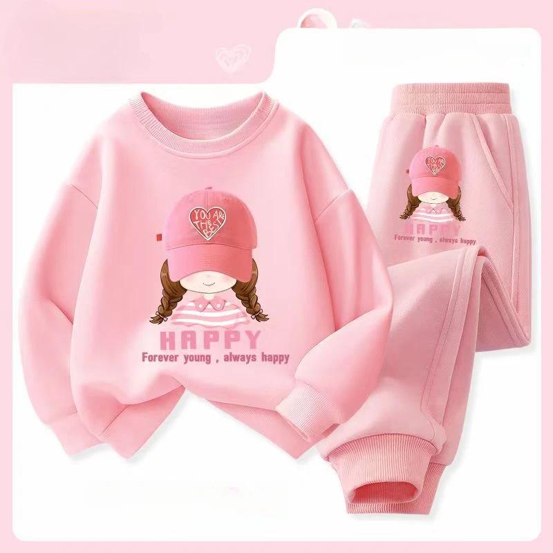 Vêtements d'automne pour bébés garçons, T-shirts et pantalons imprimés à la mode, ensemble 2 pièces