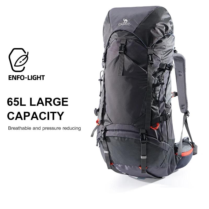 GOLDEN CAMEL 65L sac à dos de randonnée étanche professionnel sacs d'alpinisme pour hommes grande ca