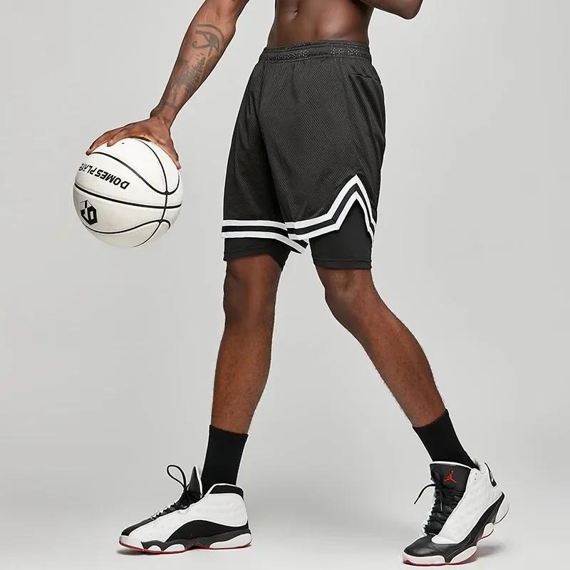 Shorts de basket-ball amples unisexe - Anti-lumière pour été, entraînement et course - Style américain