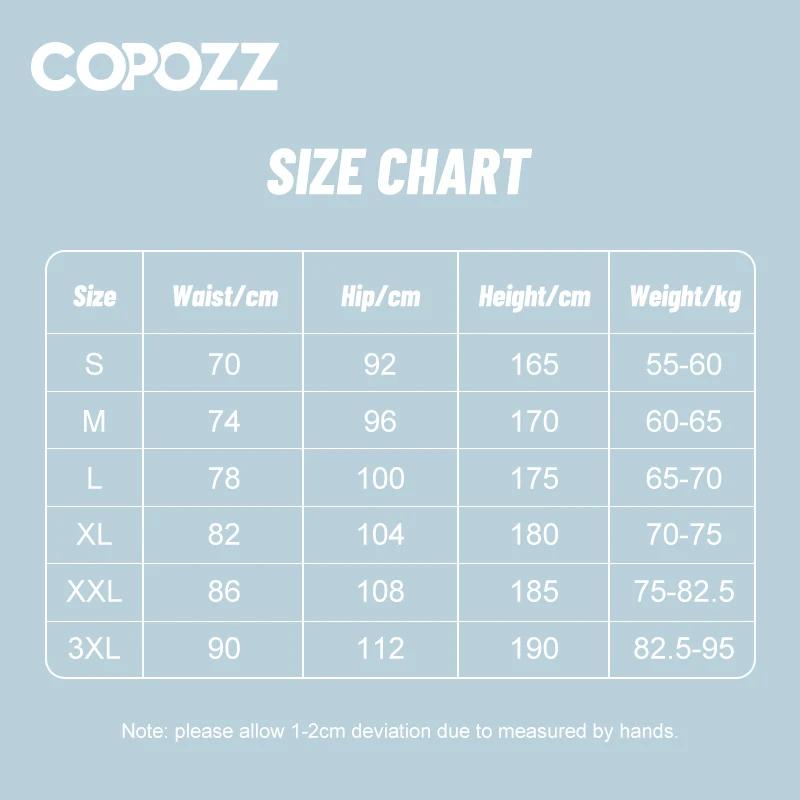 COPOZZ – maillot de bain pour hommes, culotte de plage, cordon de serrage, taille élastique, grande