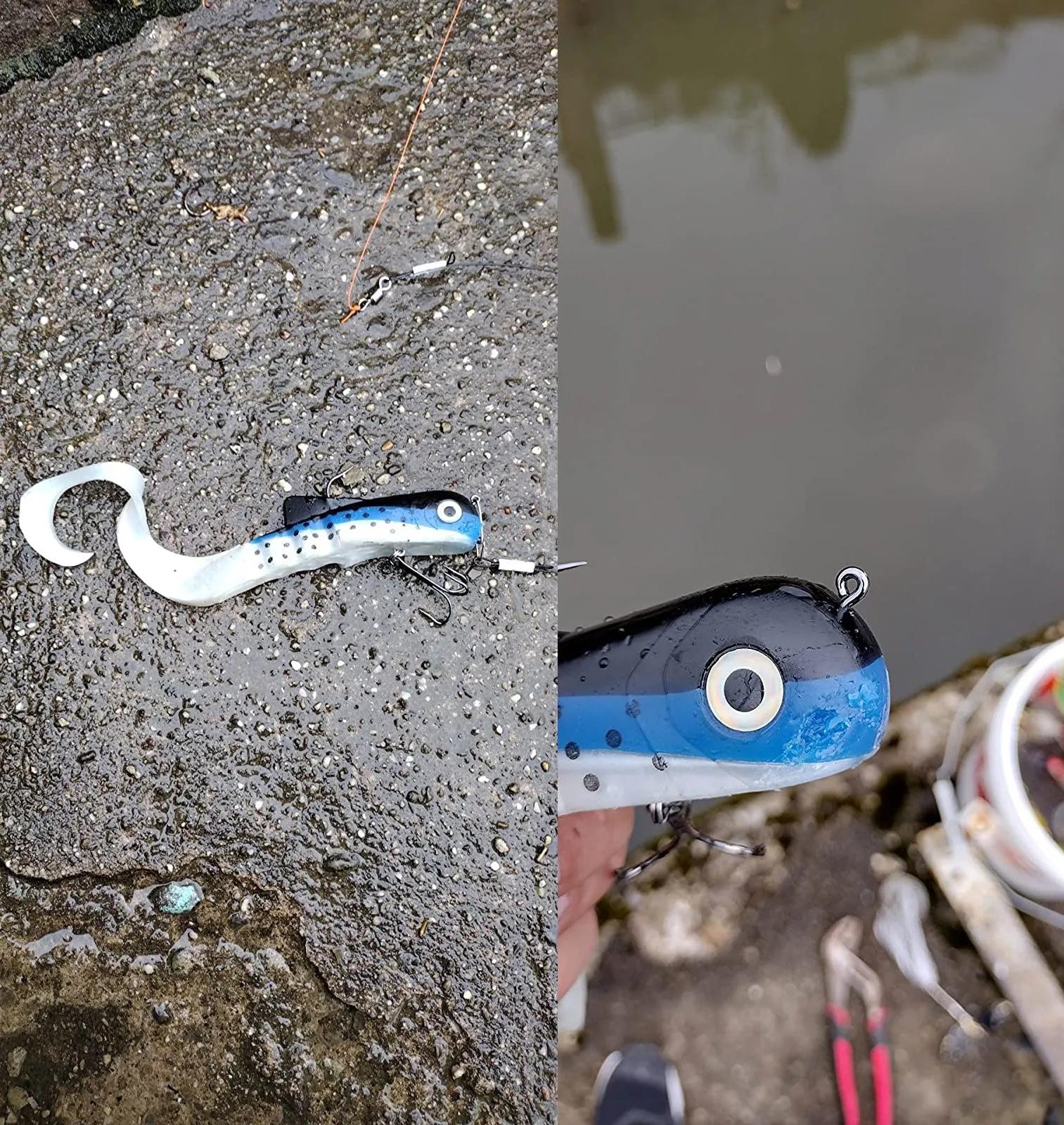 Appât souple pour la pêche en eau douce, leurre pour attraper des poissons tels que les brochets, le