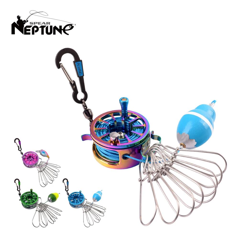 Nebuune – boucle télescopique pour la pêche en mer, en acier inoxydable, avec roues, flotteur, carpe