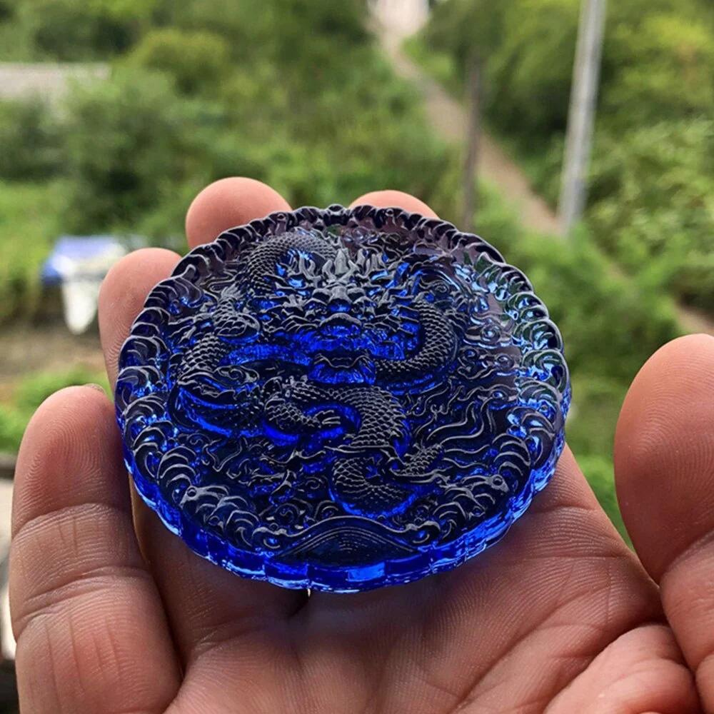 Dragon King Mandala cristal Mani pierre offres bouddhistes tibétaines Mantra à Six caractères offres