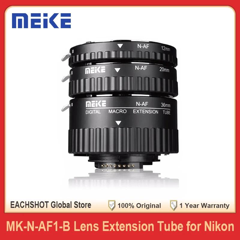 Meike MK-N-AF1-B Auto Focus Macro Extension Tube Anneau En Plastique pour Nikon D7200 D7100 D5600 D5