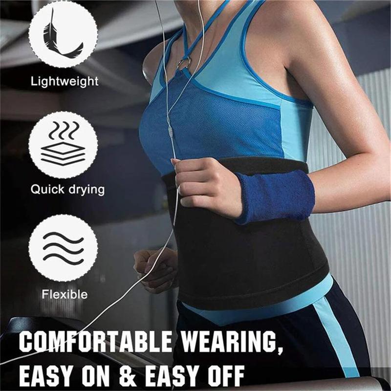 Ceinture de Fitness pour hommes et femmes, exercice d'enveloppe abdominale, Absorption de la sueur,