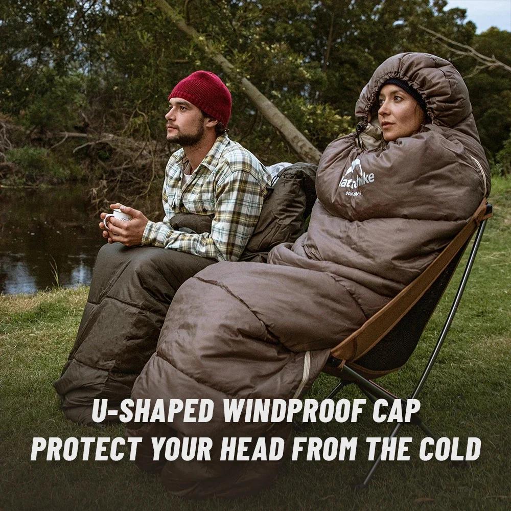 Naturehike – sac de couchage étanche ultraléger, couette en coton, Portable, enveloppe, Camping