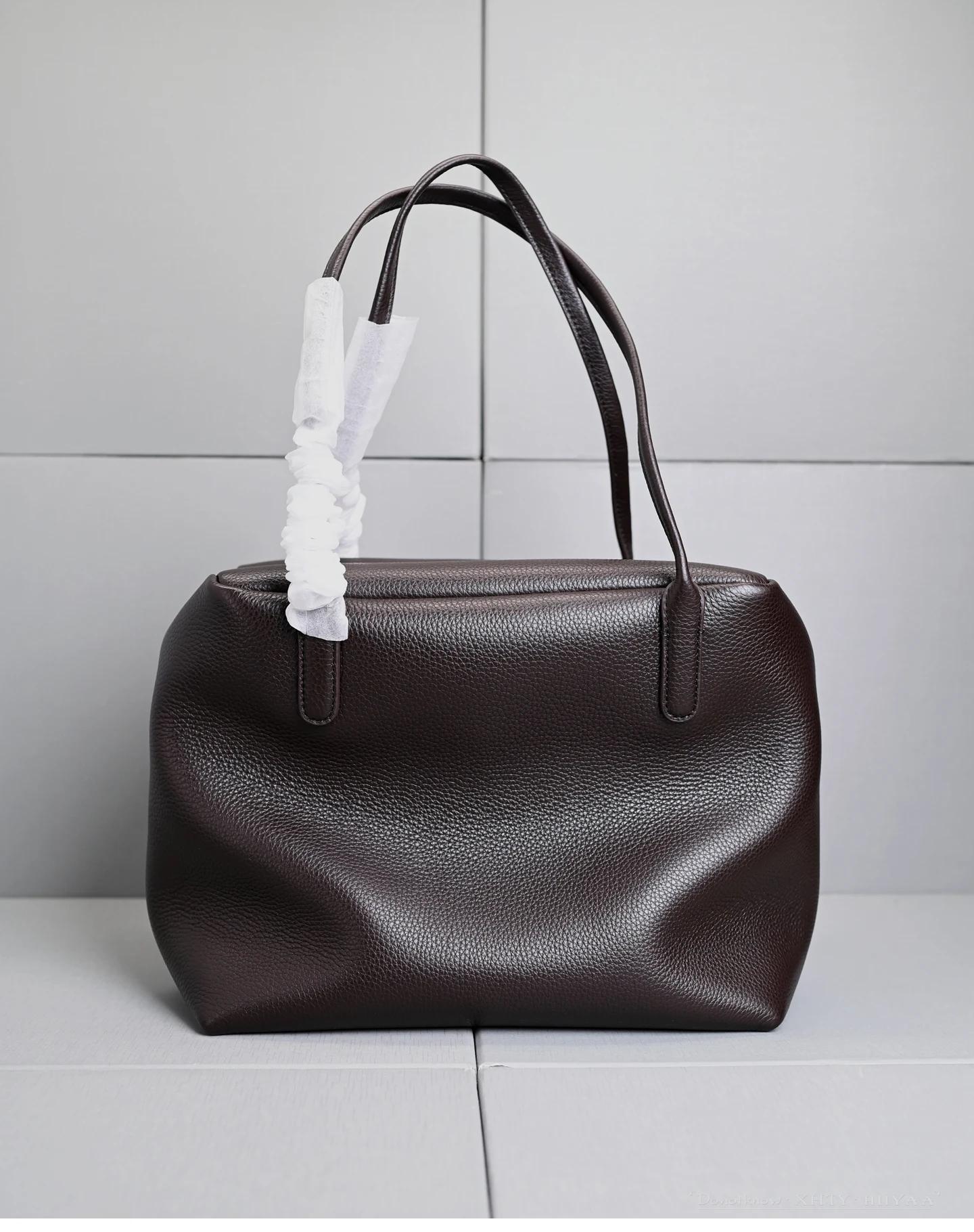XHTY sac à bandoulière en cuir véritable sac sous les bras femmes doux grande capacité sac de Bowlin