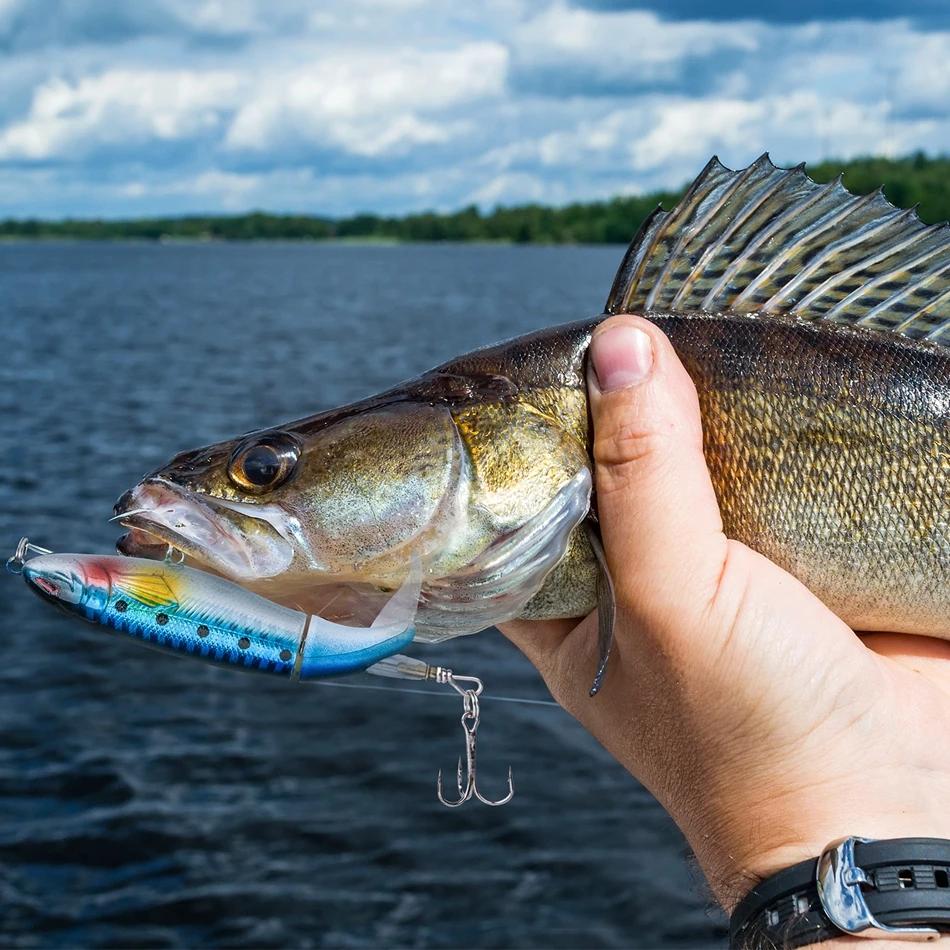 Goture 1 pièces Whopper Popper leurre de pêche 13g/17g/35g pour matériel de pêche flottant queue rot
