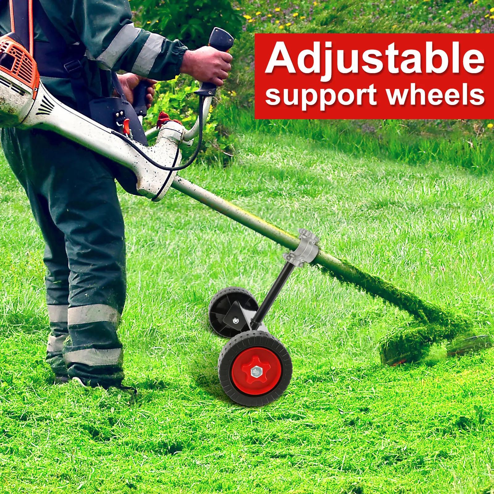 Roue de Support de tondeuse à gazon réglable, roues auxiliaires pour tondeuse à gazon de jardin, acc