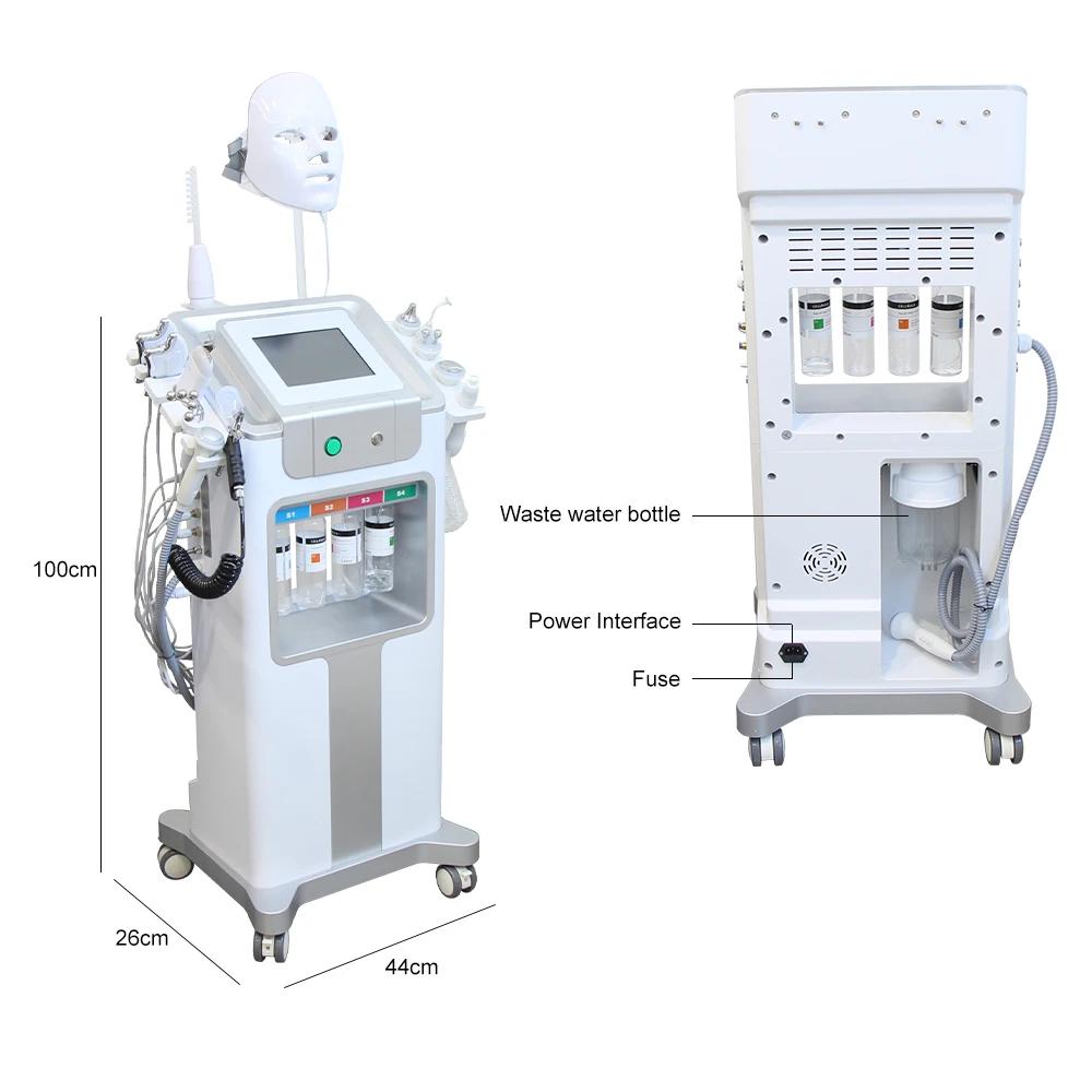 Machine d'hydro-dermabrasion 12 en 1, nettoyage en profondeur, Lifting du visage, Spray d'eau et d'o