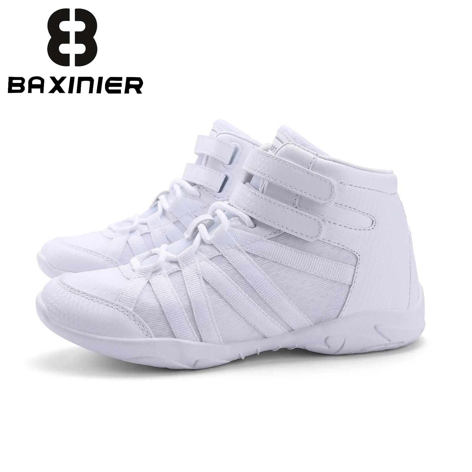 BAXINIER – chaussures montantes blanches pour filles, baskets de danse légères pour compétition de j