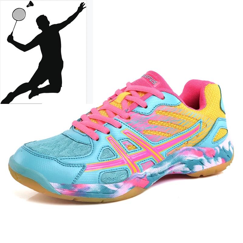 Chaussures de sport pour femmes et hommes, chaussures de Badminton professionnelles, confortables et