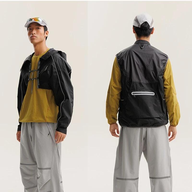Veste d'extérieur et combinaison de cyclisme transformable 2 en 1 : Master 3 styles (similaire/couch