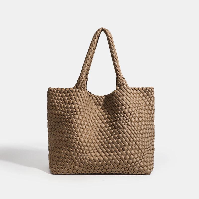Sac pour femmes de grande capacité, sac à bandoulière en Nylon tissé à la main de qualité supérieure