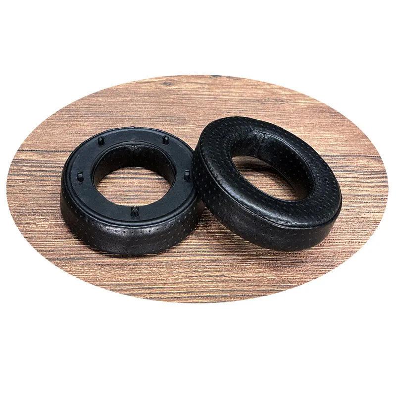 Oreillettes perforées en cuir de mouton pour écouteurs, remplacement en peau d'agneau, Focal CLEAR M