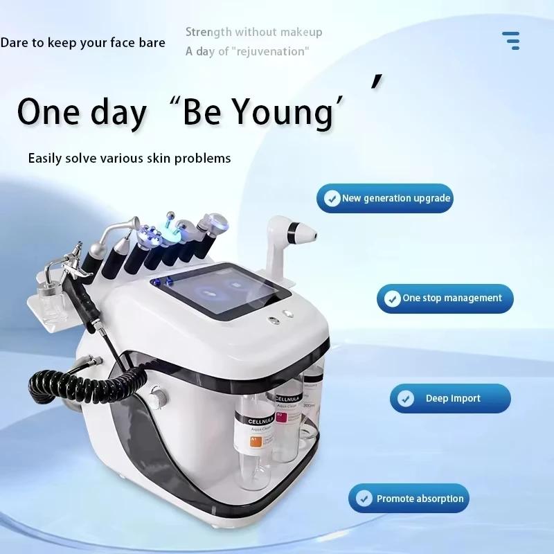 2025 10 en 1 H2o2 Aqua Peeling Lift Skin Bubble Hydratant Oxygène Hydro Machine faciale, Soins de la
