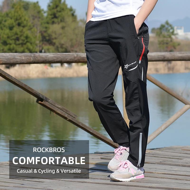 ROCKBROS – pantalon de cyclisme pour homme et femme, vêtement de sport à séchage rapide, respirant,