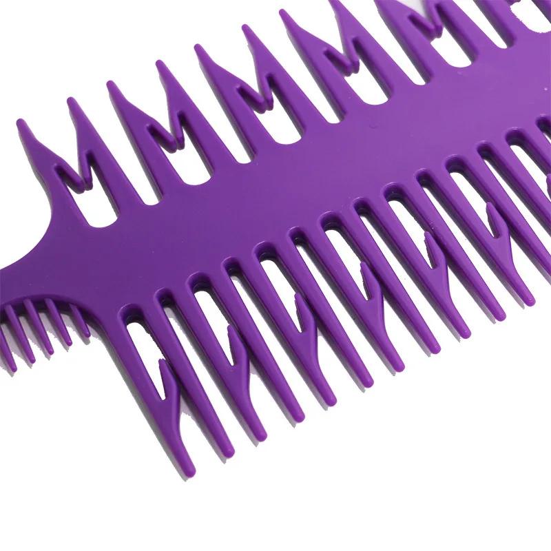 Peigne à cheveux teinture des cheveux mettre en évidence brosse à cheveux os de poisson queue de Rat