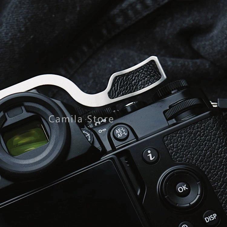 Poignée en métal pour appareil photo Nikon Zf Z-f, avec accessoires de protection en cuir