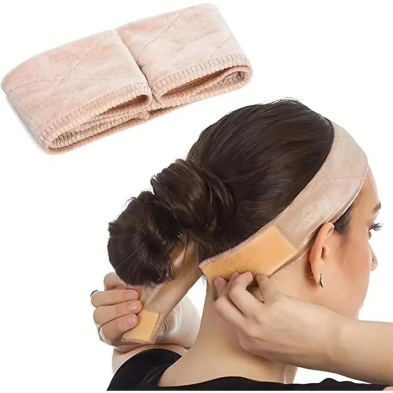 1 pièce par paquet bandeau de poignée de perruque en velours bandeau de cheveux réglable bandeau de