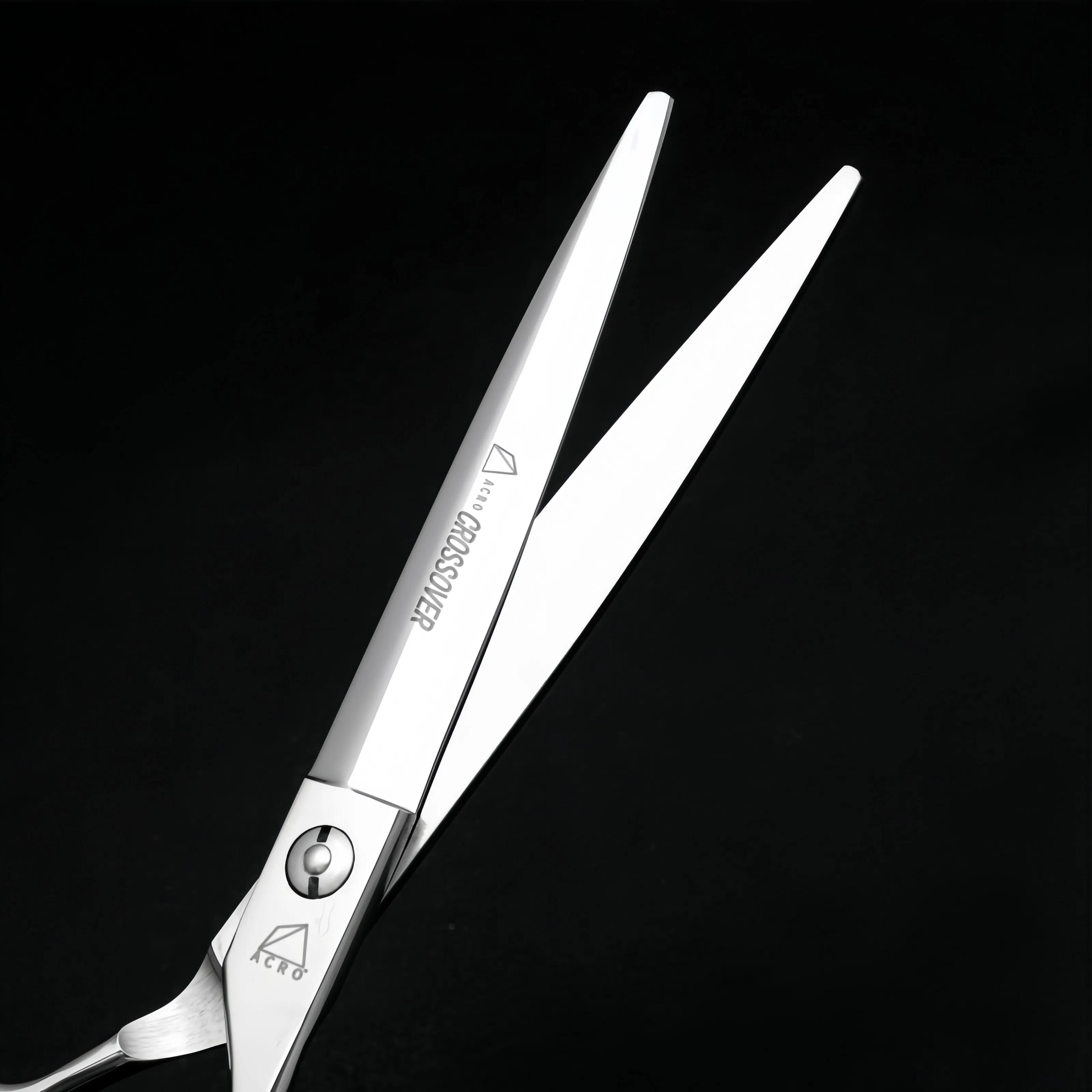 Ciseaux de barbier professionnels de 7 et 6 pouces, fabriqués en acier japonais 440C, ciseaux de bar
