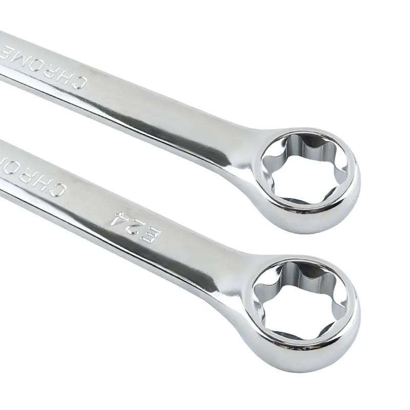 E-torx clé à boîte E6 E8 E10 E12 E14 E18 E20 E24 Torx ensemble clé à anneau outils clé étoile