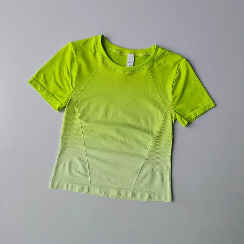 T-shirt sport femme manches courtes léger - Haut de yoga élastique pour fitness et fin d'été