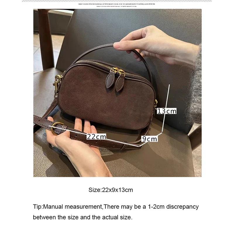 Sac à bandoulière en cuir de vache véritable pour femmes russes, sac à bandoulière polyvalent en vac