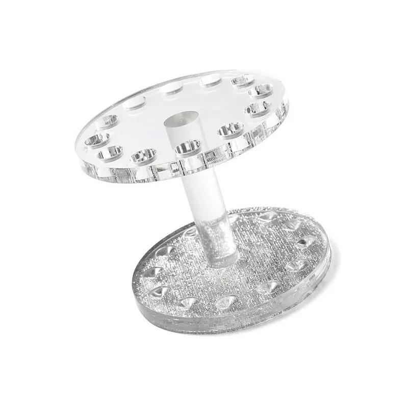 Boîte de rangement pour pinceaux à ongles, 12 trous, support pour stylo de peinture, vernis à ongles