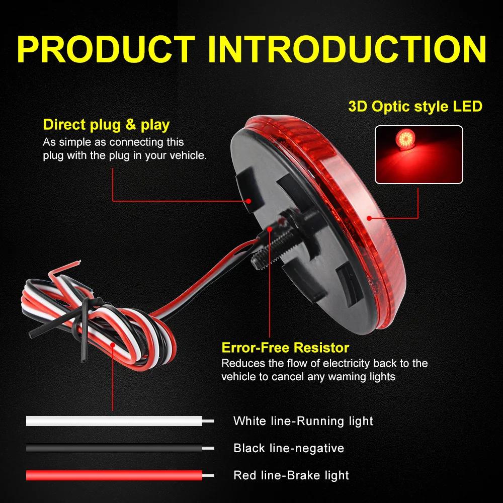 Réflecteurs de pare-chocs arrière LED, 2 pièces, phares antibrouillard Super lumineux pour Nissan Qa