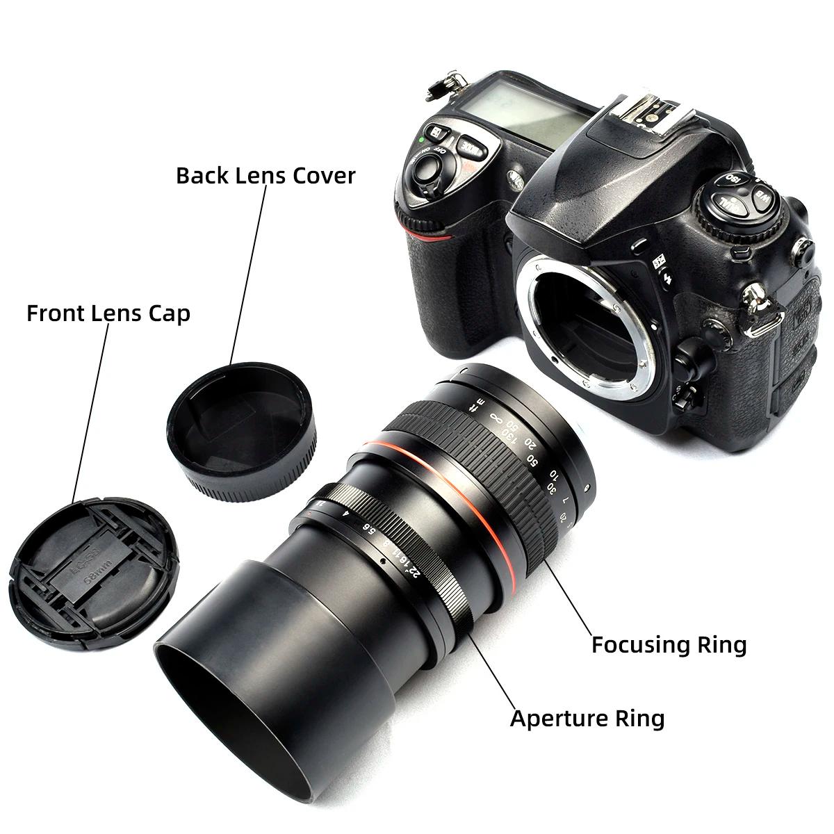 Lightdow-Téléobjectif plein format 135mm f/2.8 FE UMC, pour appareil photo reflex numérique Nikon IL