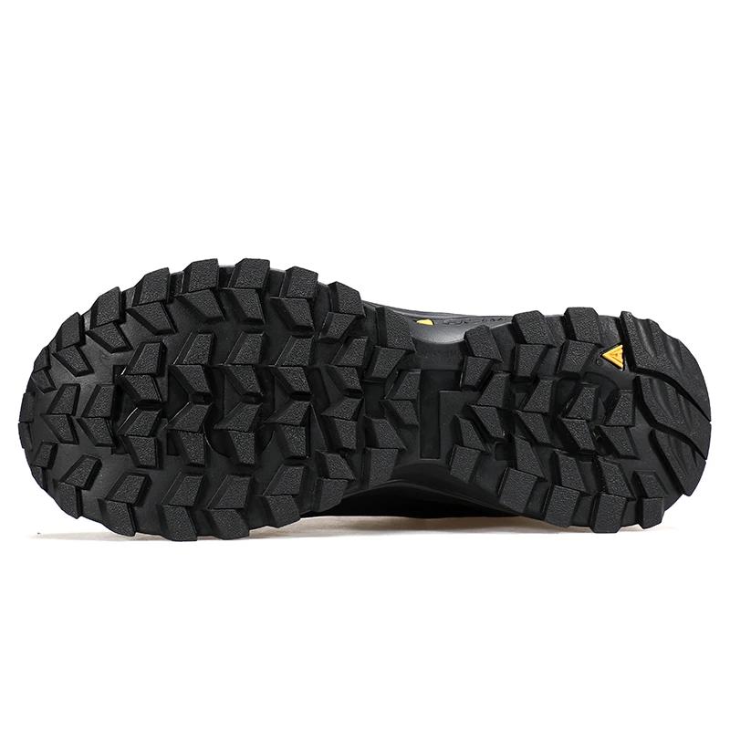 HUMTTO-Chaussures de randonnée respirantes en cuir véritable pour homme, baskets de sécurité, de tre