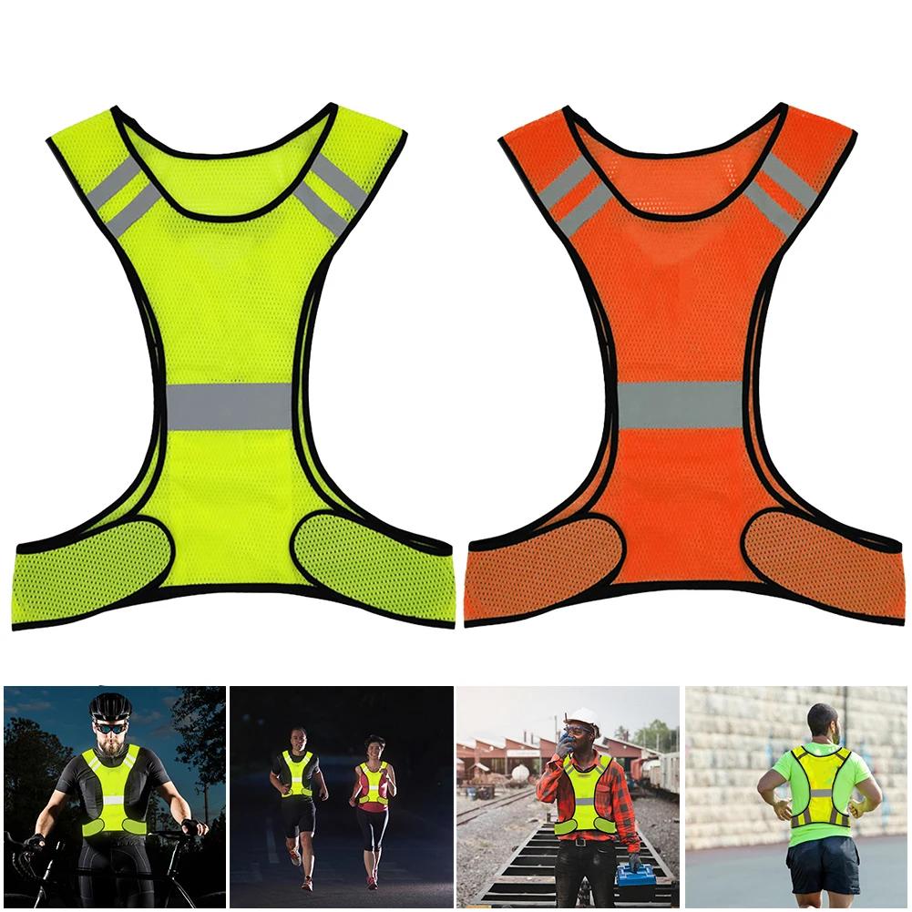 Glace de course haute visibilité pour homme et femme, maille structurels ente, respirante, légère, r