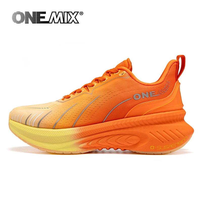 Chaussures de course ONEMIX lacets homme femme - Baskets sport athlétisme extérieur confortables