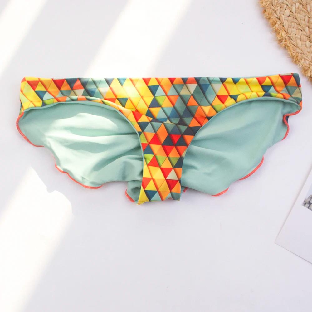 Maillot de bain une pièce femme style brésilien - Tanga, bas de bikini, collection 2026, tailles S-XL