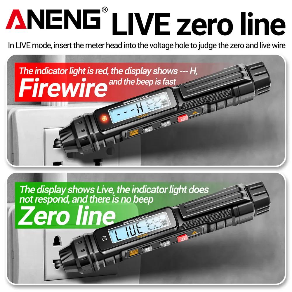 ANENG A3005 multimètre numérique professionnel testeurs de stylo compteur de tension AC/DC détecteur