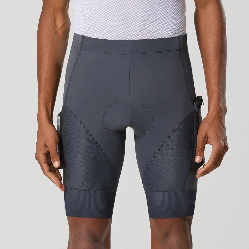 Shorts de cyclisme rembourrés YKYW pour hommes - Confort ultime en VTT et vélo de route - Interface élastique