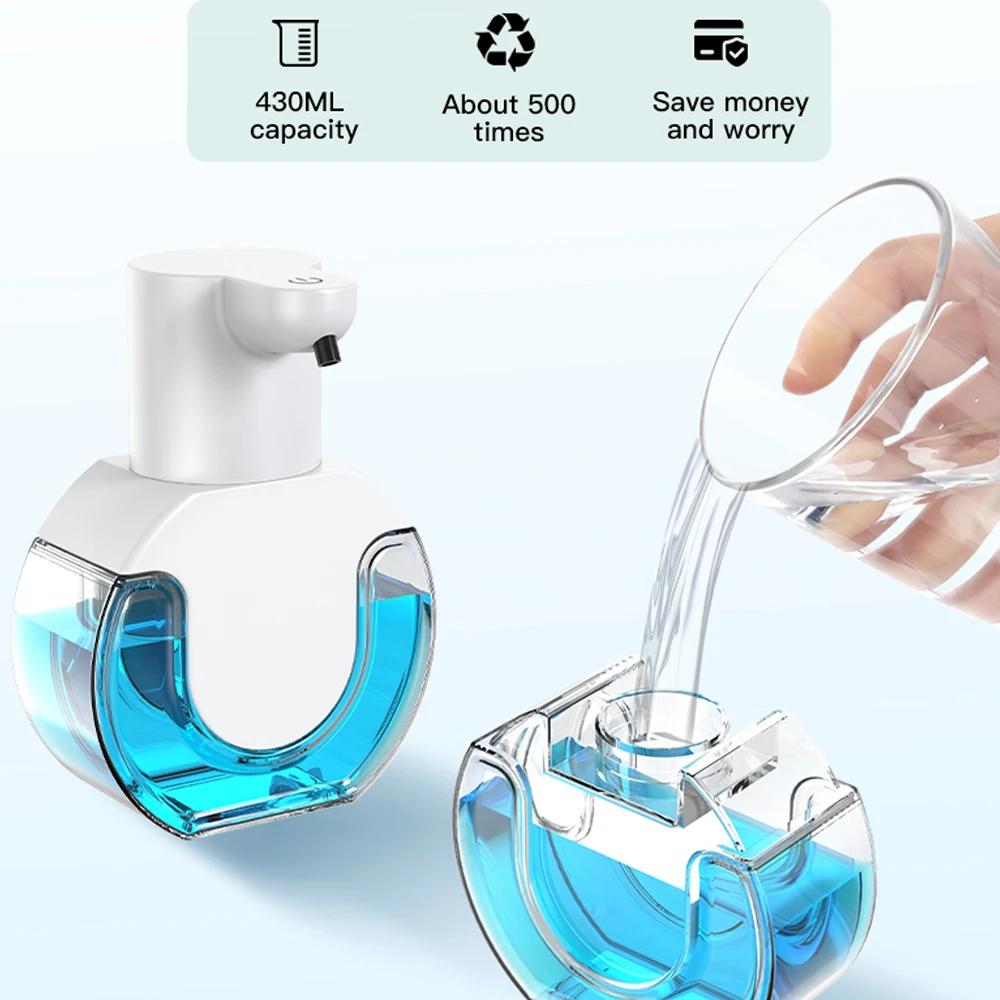 Distributeurs de savon automatique sans contact en mousse pour salle de bain, Machine à laver les ma