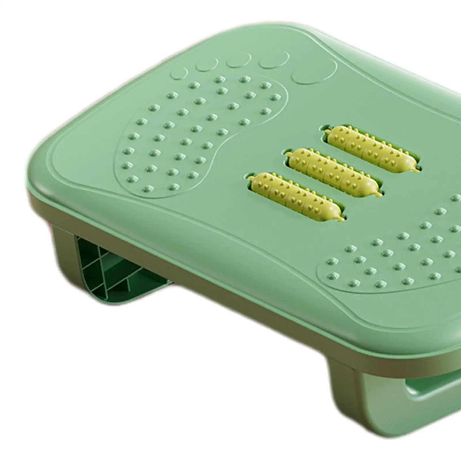 Repose-pieds sous le bureau repose-jambes avec rouleau Massage pied tabouret d'allaitement tabouret