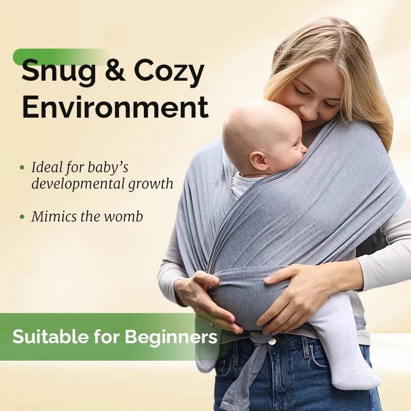 PANGDUBE 1pc attache kangourou pour bébé fronde coton transporteur pour bébé 0-36 mois nouveau-né ka