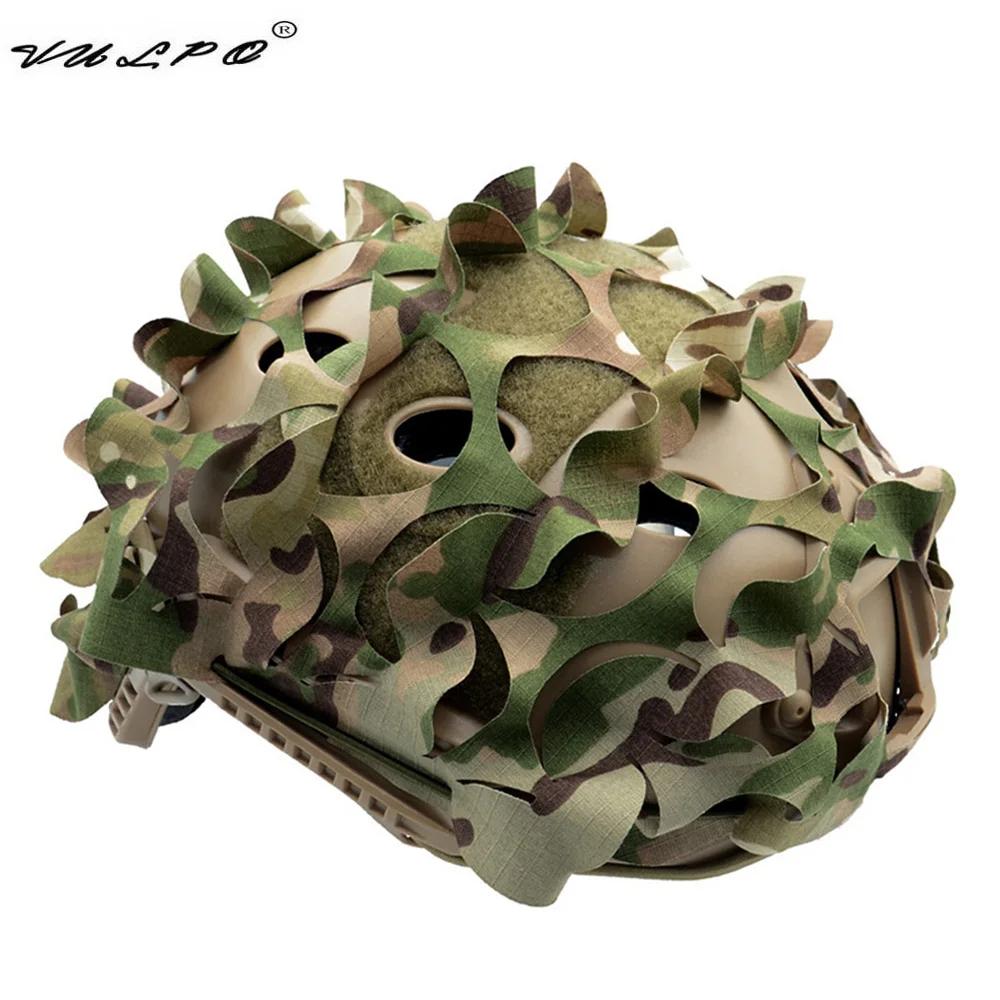 VULPO – housse de casque tactique rapide, Camouflage 3D, housse en tissu pour casque rapide, accesso